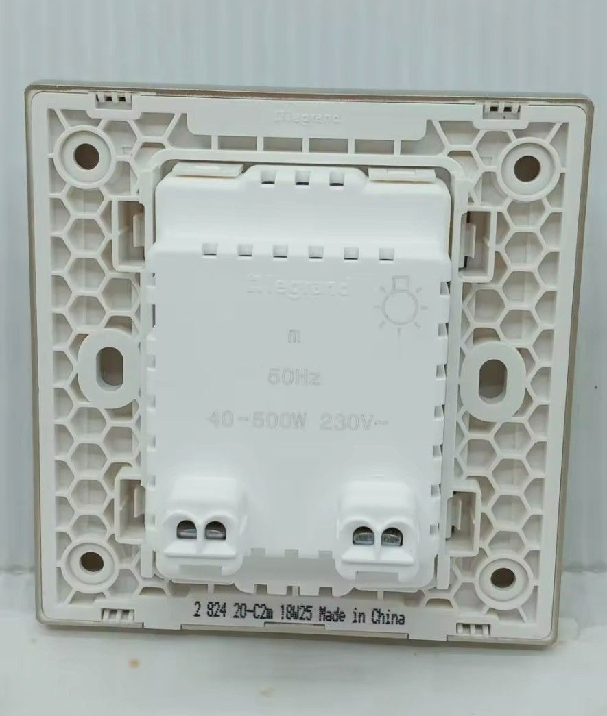 Legrand Galion Dimmer Switch for Halogen Lighting 500w Champagne Gold