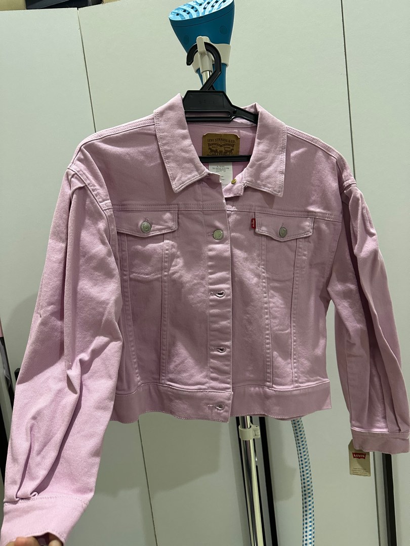 New look lilac denim jacket Clearance