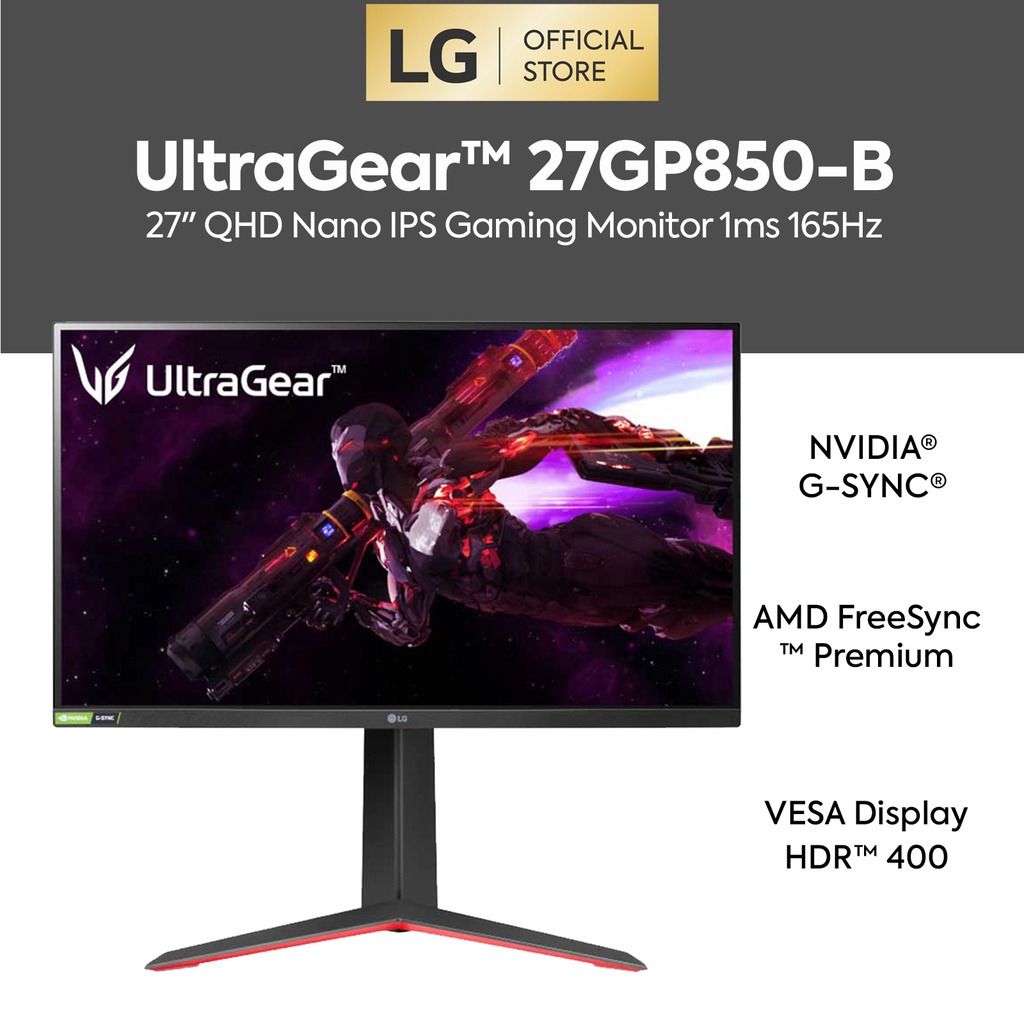 Monitor Gaming LG 27GP750 27? UltraGear HDR IPS 1ms 240Hz G-Sync