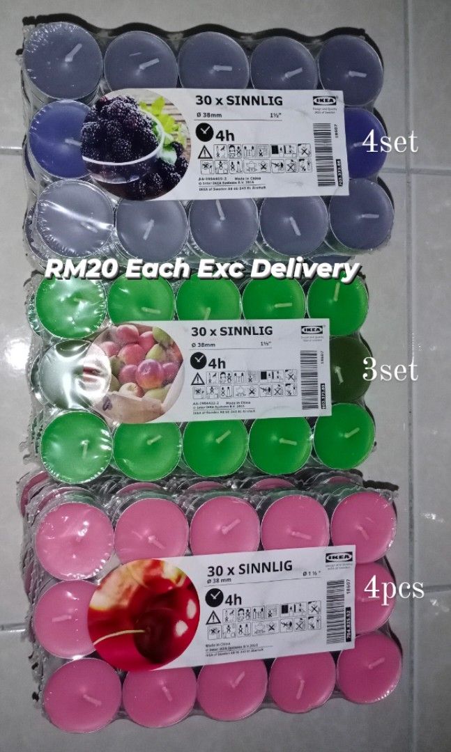Ikea top scented candles