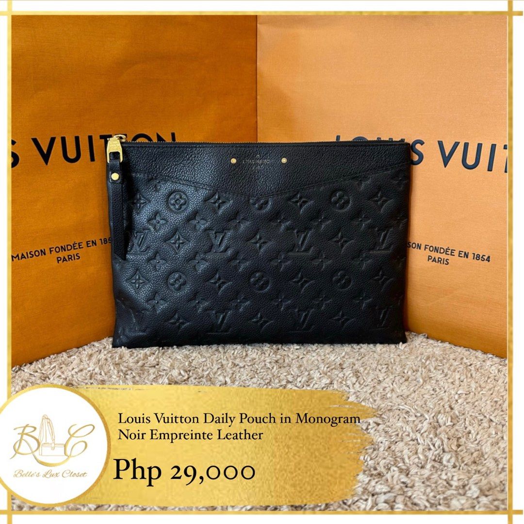 Louis Vuitton Monogram Empreinte Leather Daily Pouch M62937