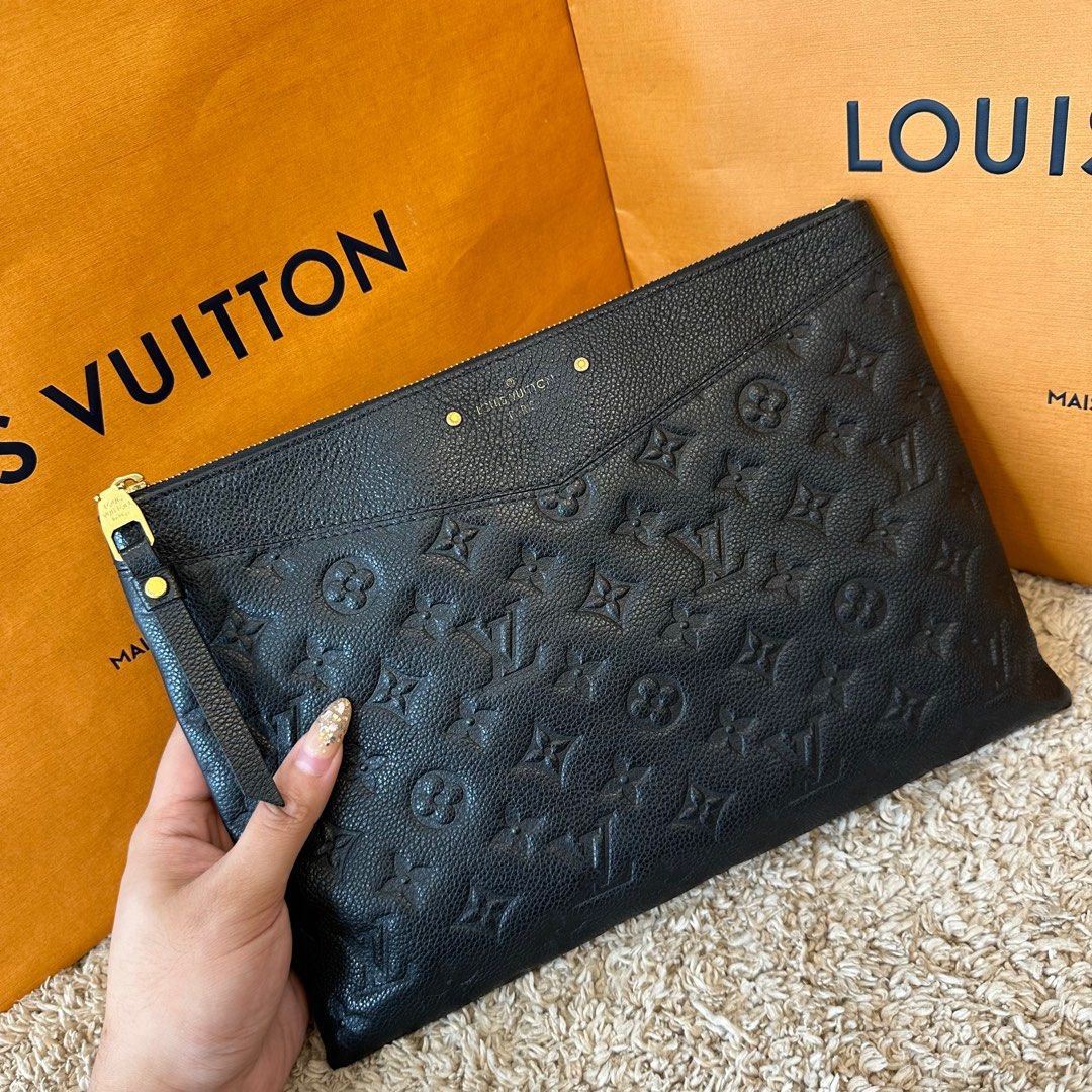 Louis Vuitton Daily Pouch Monogram Empreinte Black Noir