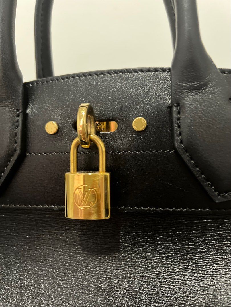 City Steamer Louis Vuitton nano micro steamer backpack Black Silvery Silver  hardware Leather ref.678224 - Joli Closet