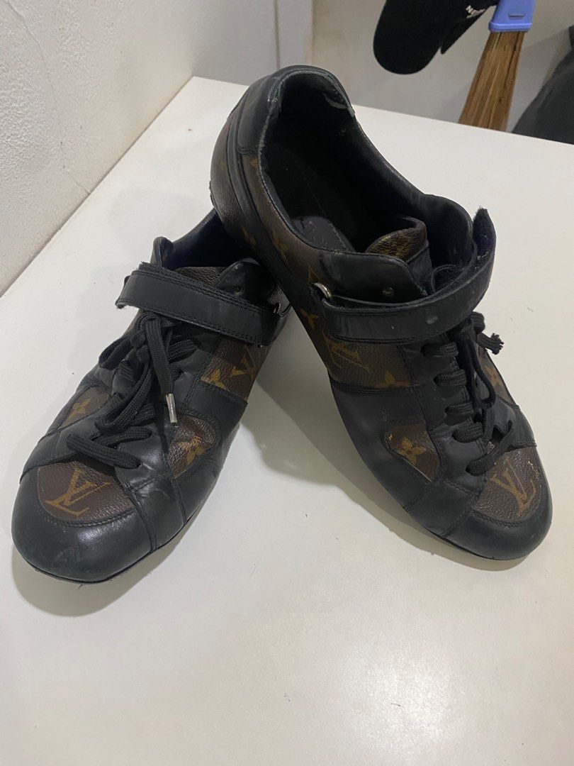 Louis Vuitton Monogram Patent Globe Trotter Sneaker US8