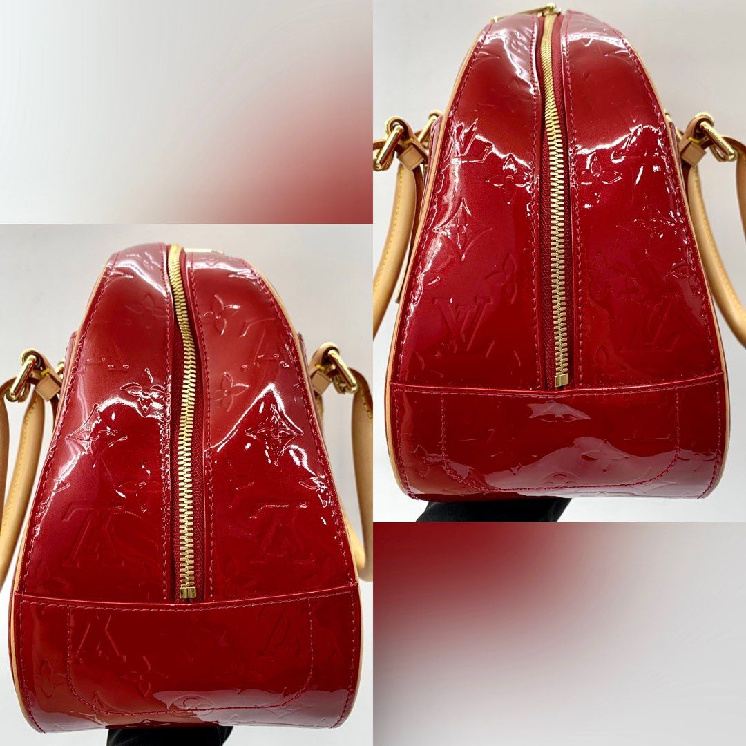 louis vuitton lv summit drive hand bag tote bag m93513 vernis red