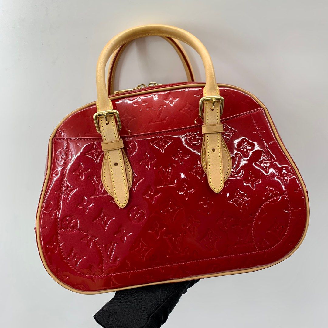 louis vuitton lv summit drive hand bag tote bag m93513 vernis red