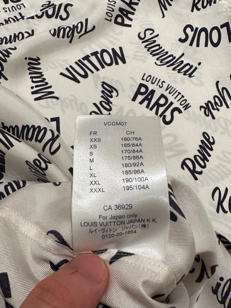 Silk polo shirt Louis Vuitton Grey size M International in Silk - 28769929