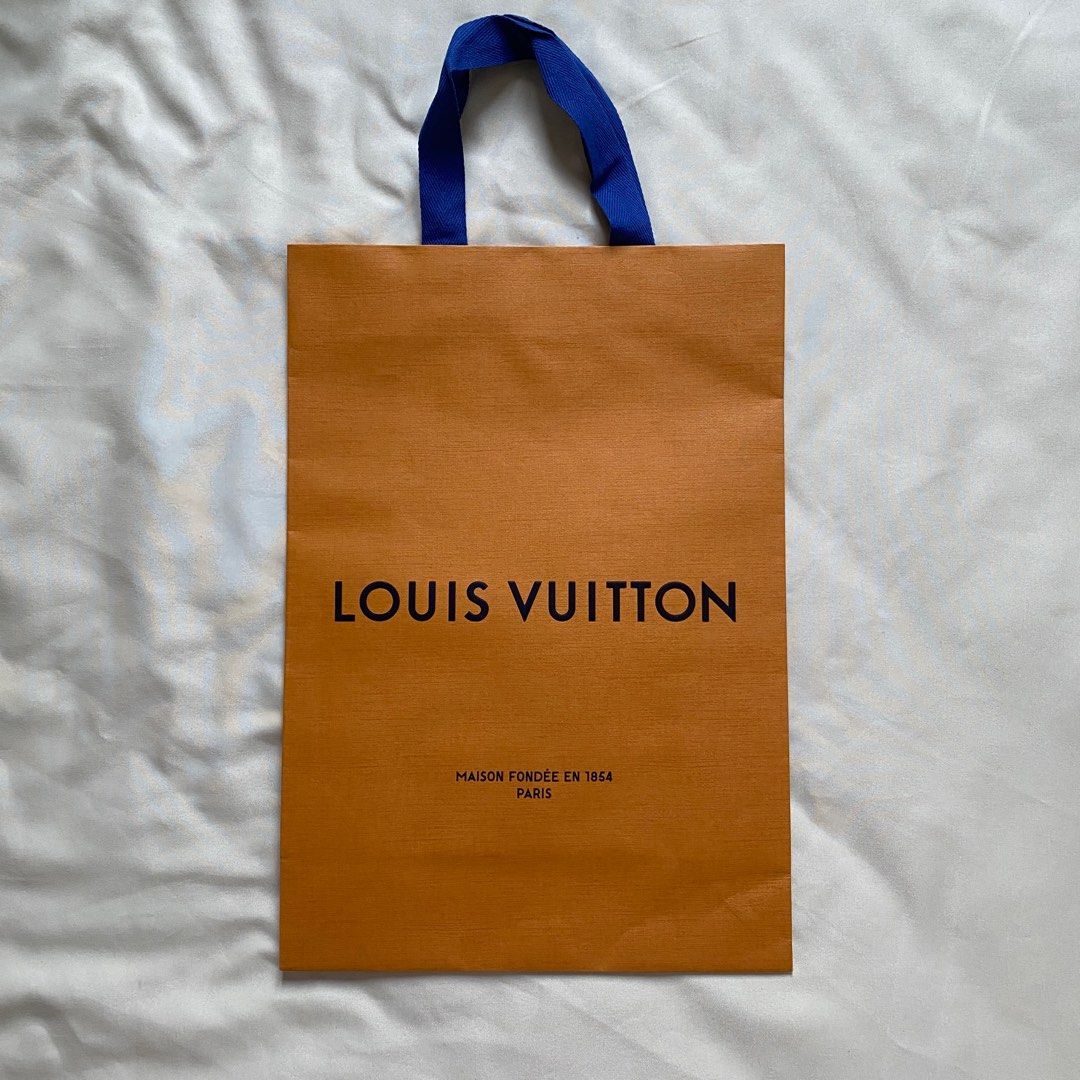 LV Paper Bag (small), Luxury, Bags & Wallets on Carousell