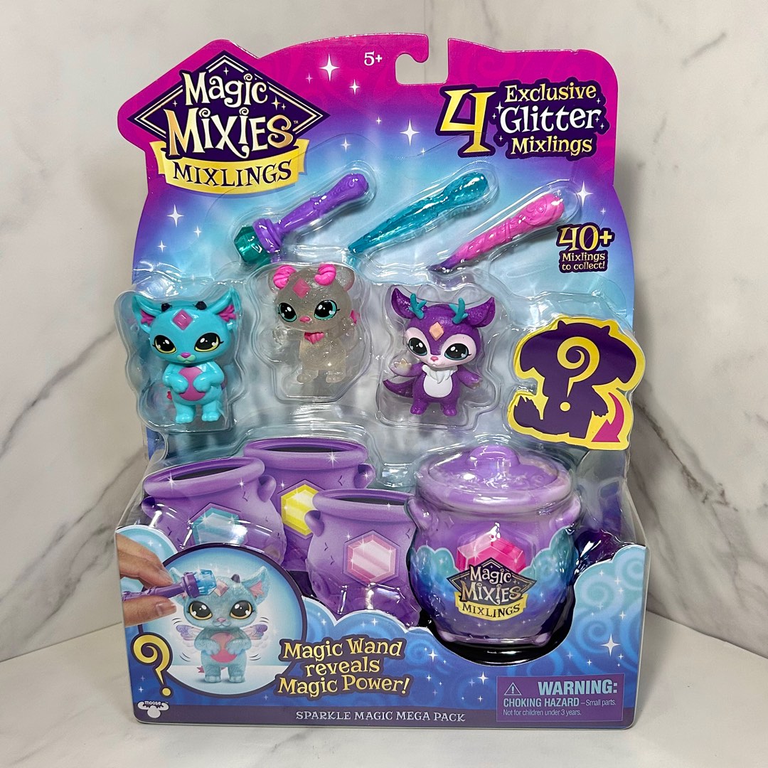 Magic Mixies Mixlings Sparkle Magic Mega 4 Pack, Hobbies & Toys, Toys &  Games on Carousell