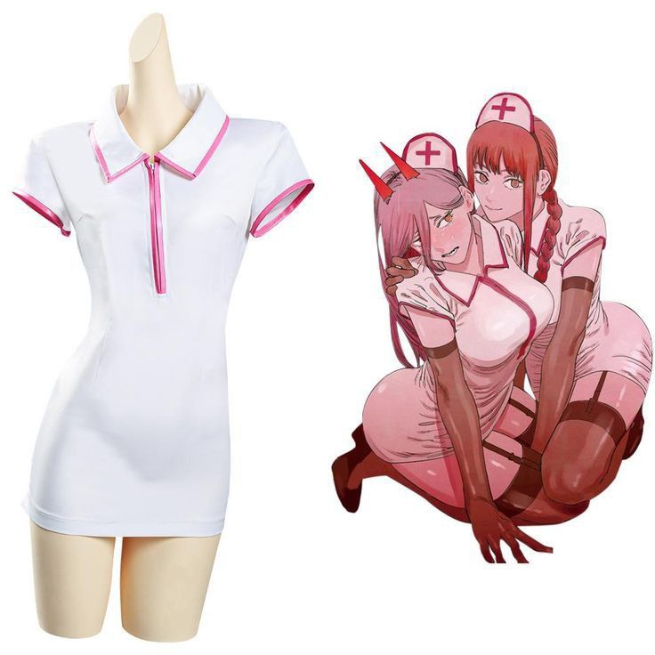 makima nurse cosplay (NO WIG) (Category: Dresses) located in Cabanatuan. Submitted by gloomykiri (Listing ID 1257736457, Image 1). Description: only worn once inclusions: Dress headband -no gloves & socks -no wig fits xs - m xl on tag (misleading daw po tag according to the previous owner^^) mop: gcash mod: j&t.