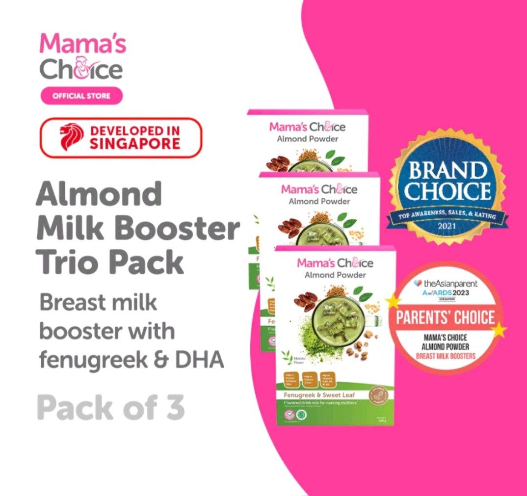 Mama's choice almond milk powder / breast milk booster, Babies & Kids