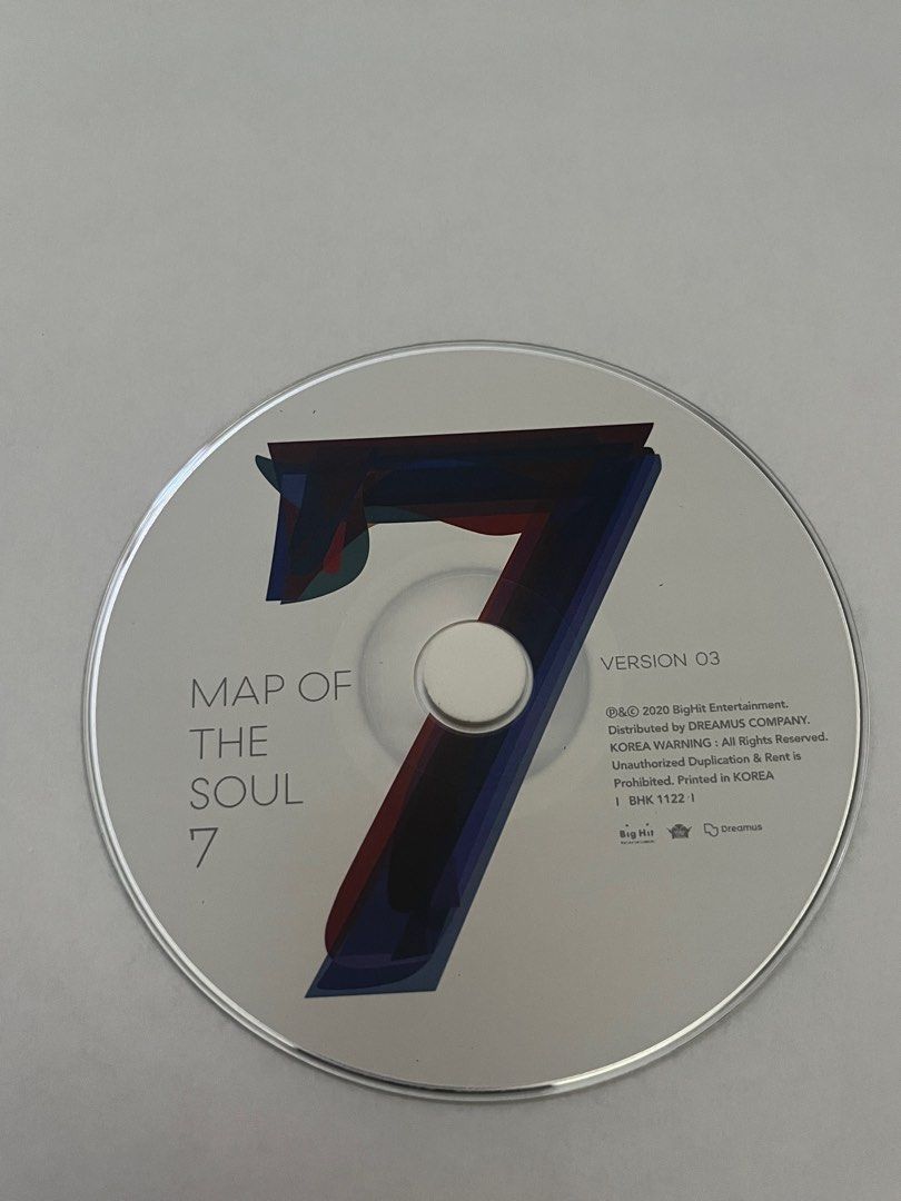 Map of Soul 7 (Version 3) - Lightly used, Hobbies & Toys, Memorabilia ...