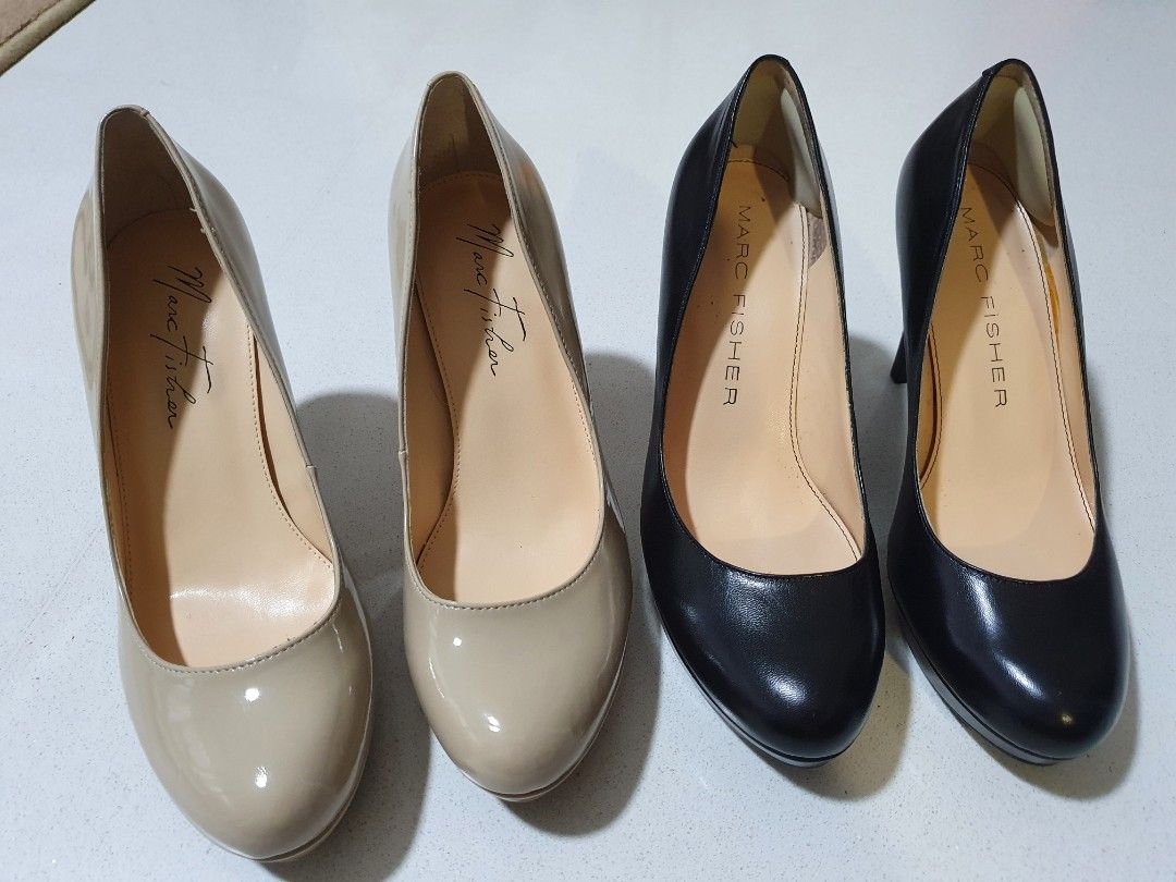 Marc fisher black heels cheap