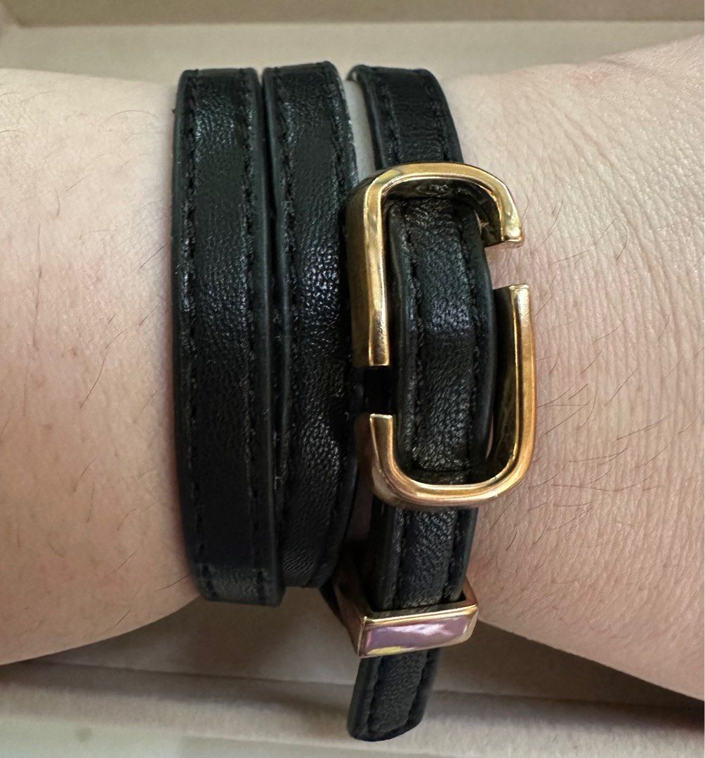 Marc Jacobs Classic Wrap Around Bracelet (Category: Bracelets) located in Pasig City. Submitted by margeshopping (Listing ID 1257747948, Image 1). Description: Brand new and original Marc Jacobs Wrap around classic bracelet Complete with dust bag and tag ONCE USED SRP 6,250 pesos.