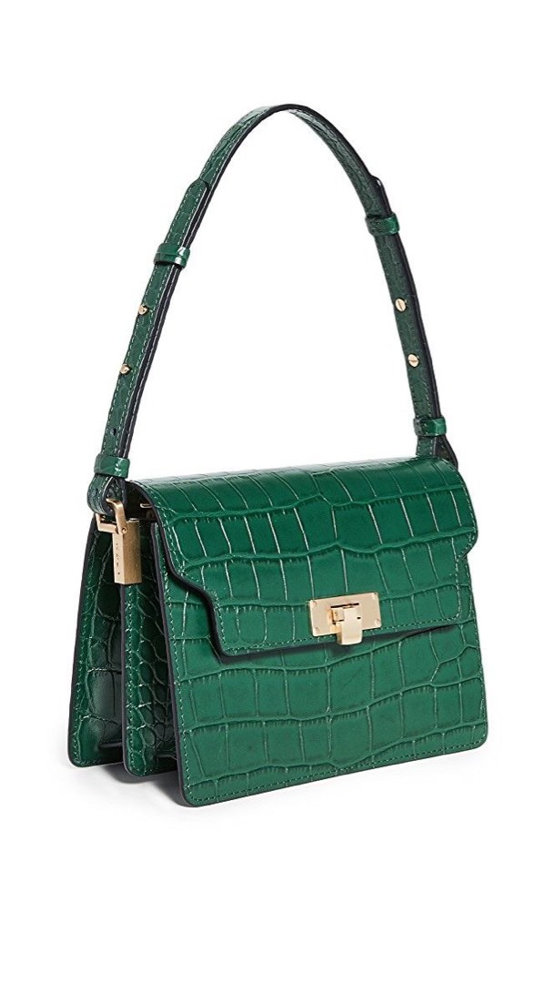 Marge Sherwood Vintage Brick in Green Croco, Fesyen Wanita, Tas & Dompet di  Carousell