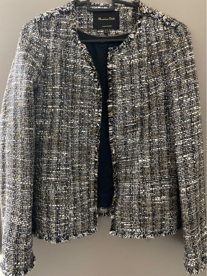 Massimo Dutti Tweed Blazer