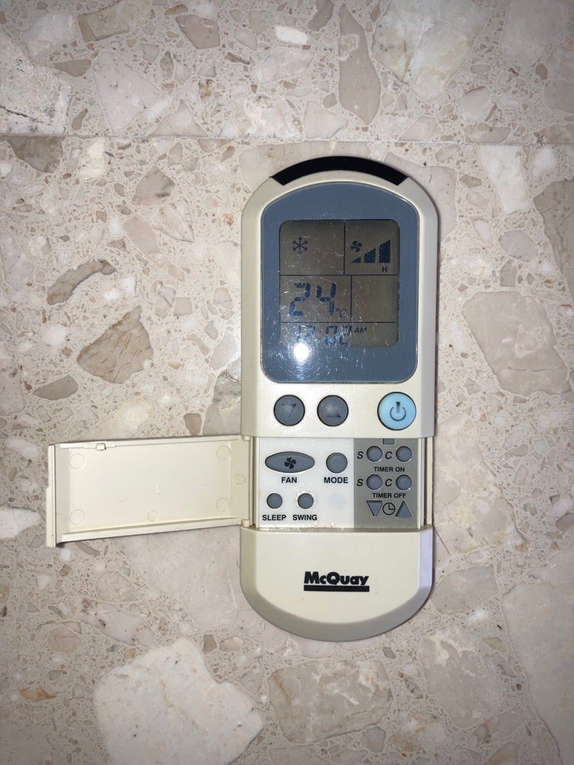 Mcquay Aircon Remote, TV & Home Appliances, Air Conditioners & Heating