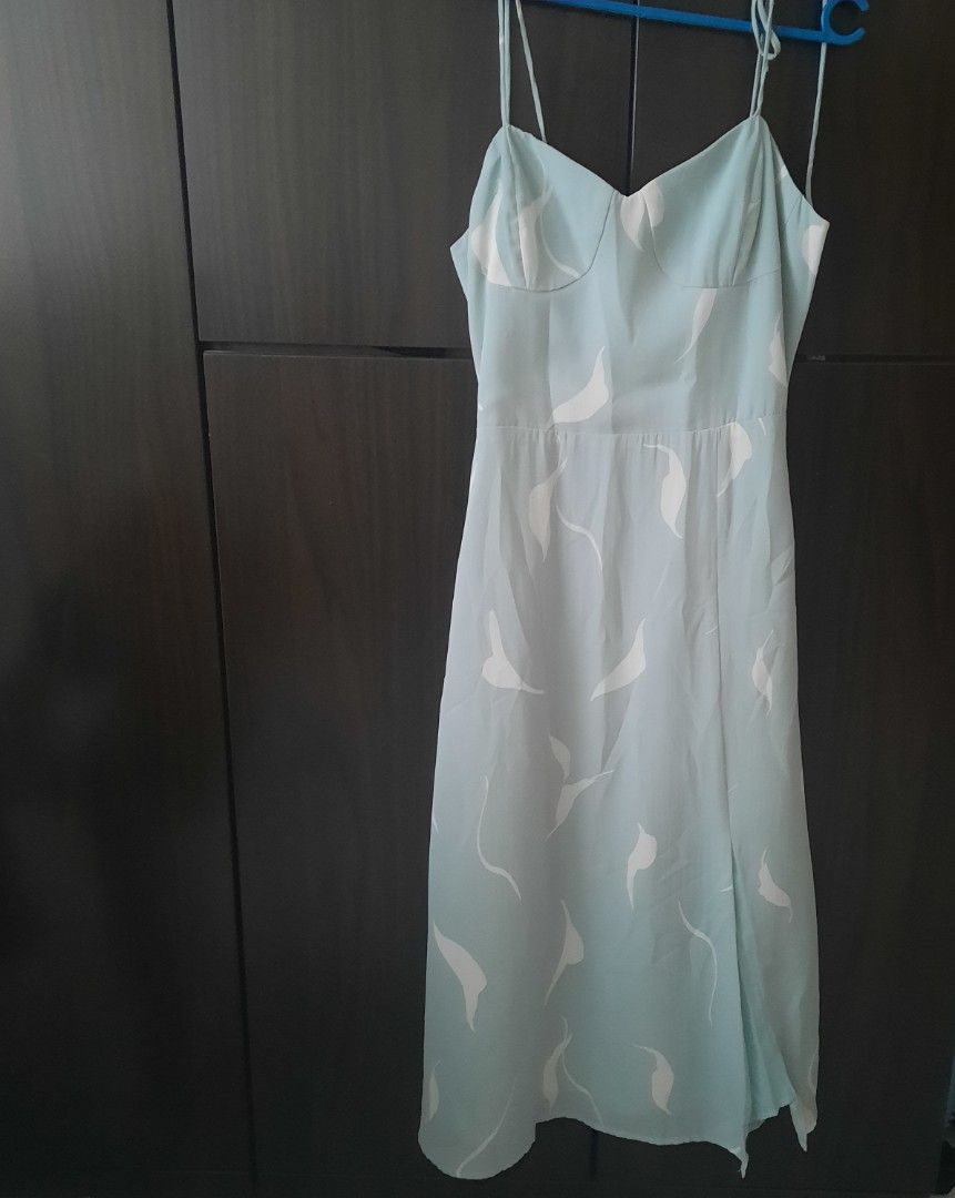 MDS Sage Green Dress, Women's Fashion, Dresses & Sets, Dresses on Carousell