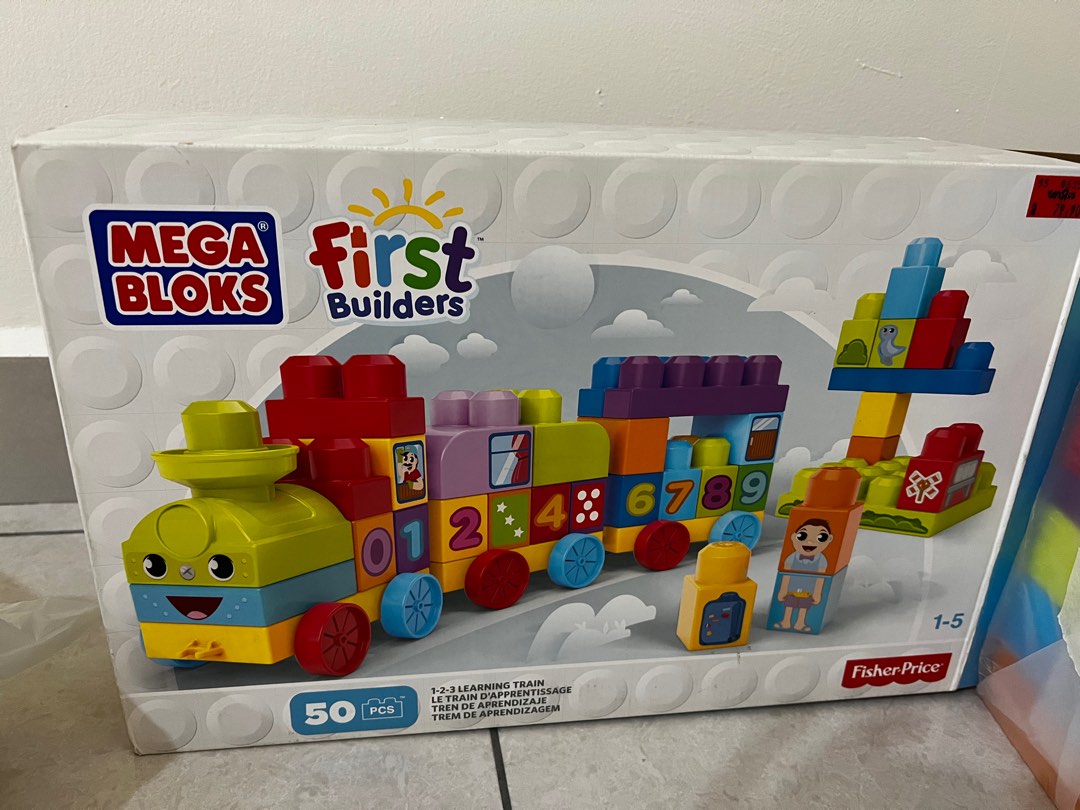 Mega bloks deals first builders train