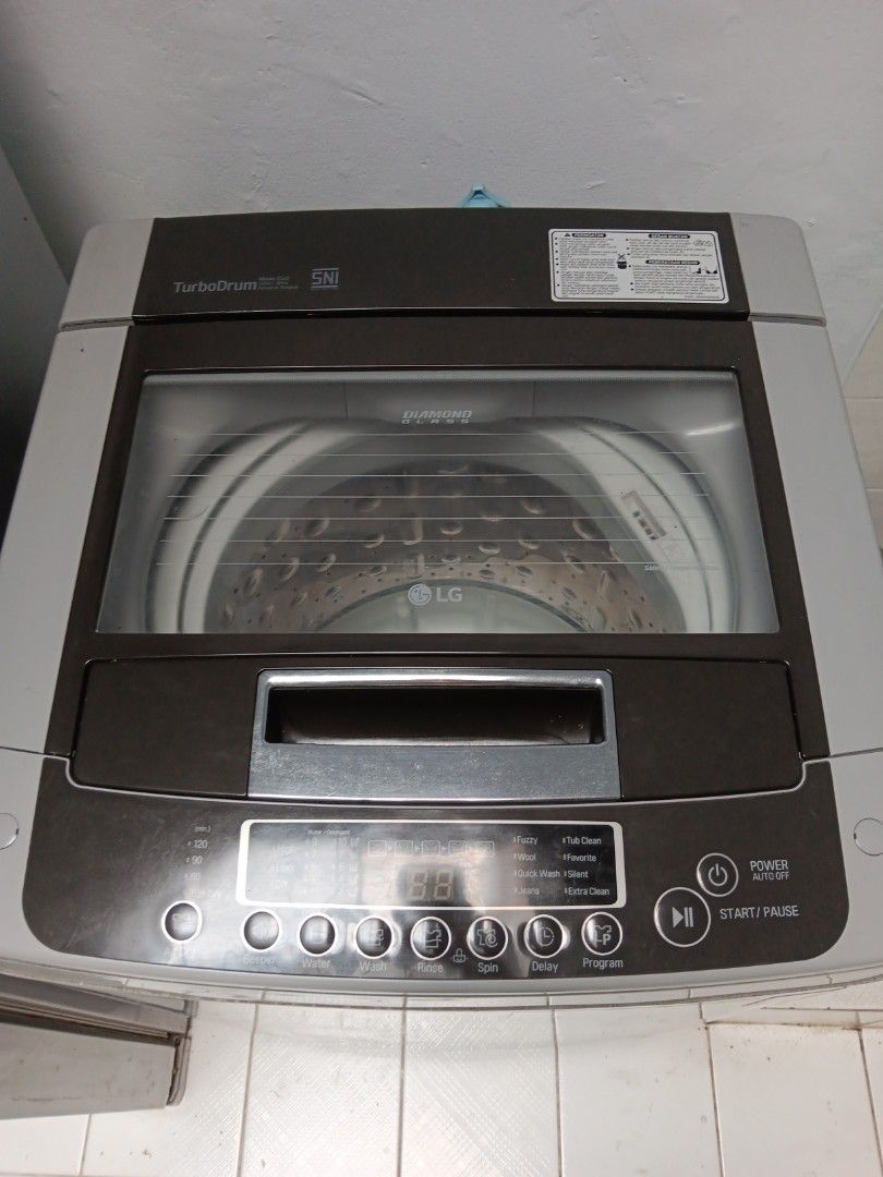 Mesin cuci LG turbo drum, Kitchen & Appliances di Carousell
