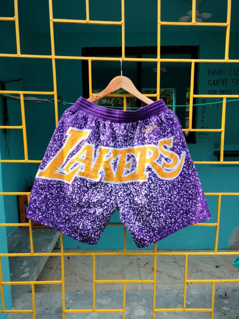 Mitchell and Ness Lakers Shorts Men s Fashion Activewear on