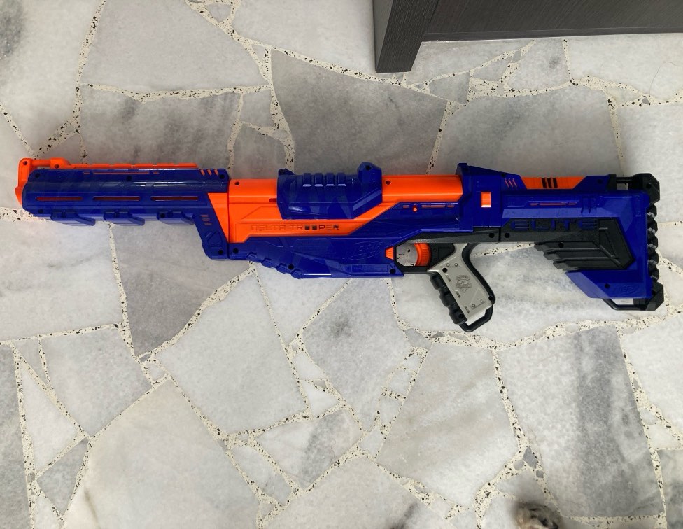 Modified Nerf Delta Trooper, Hobbies & Toys, Toys & Games on Carousell