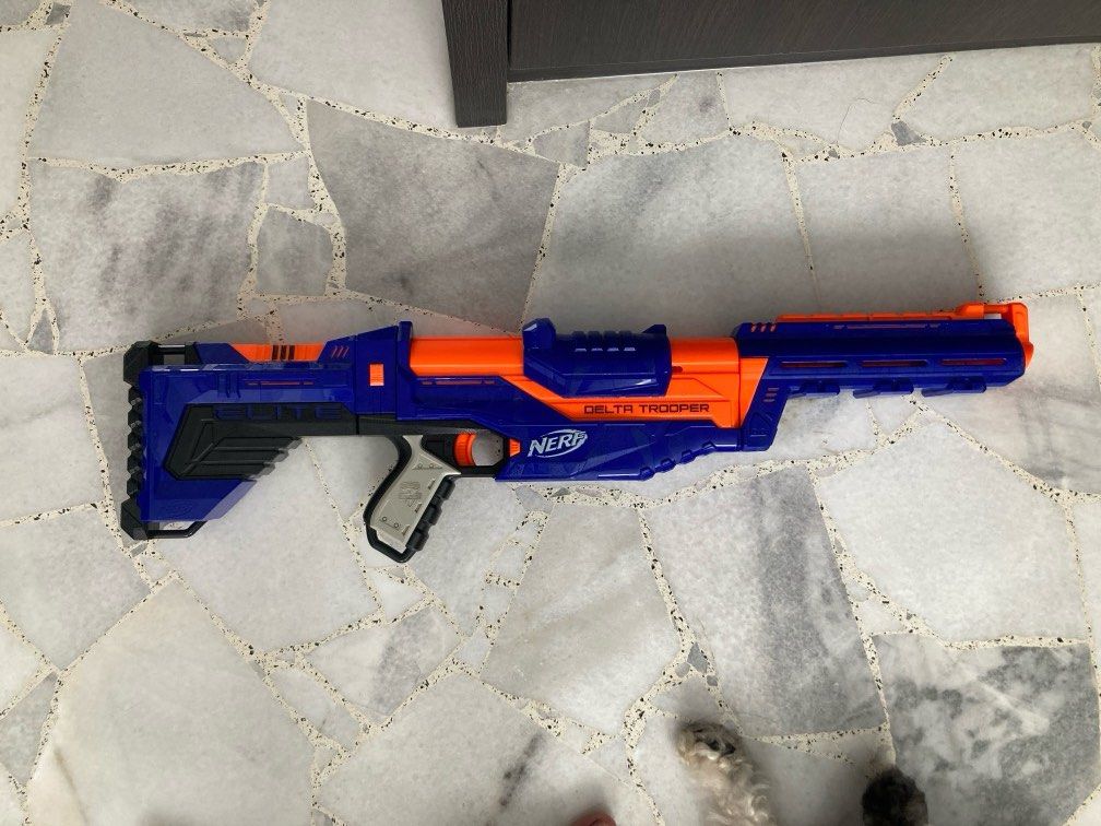 Modified Nerf Delta Trooper, Hobbies & Toys, Toys & Games on Carousell