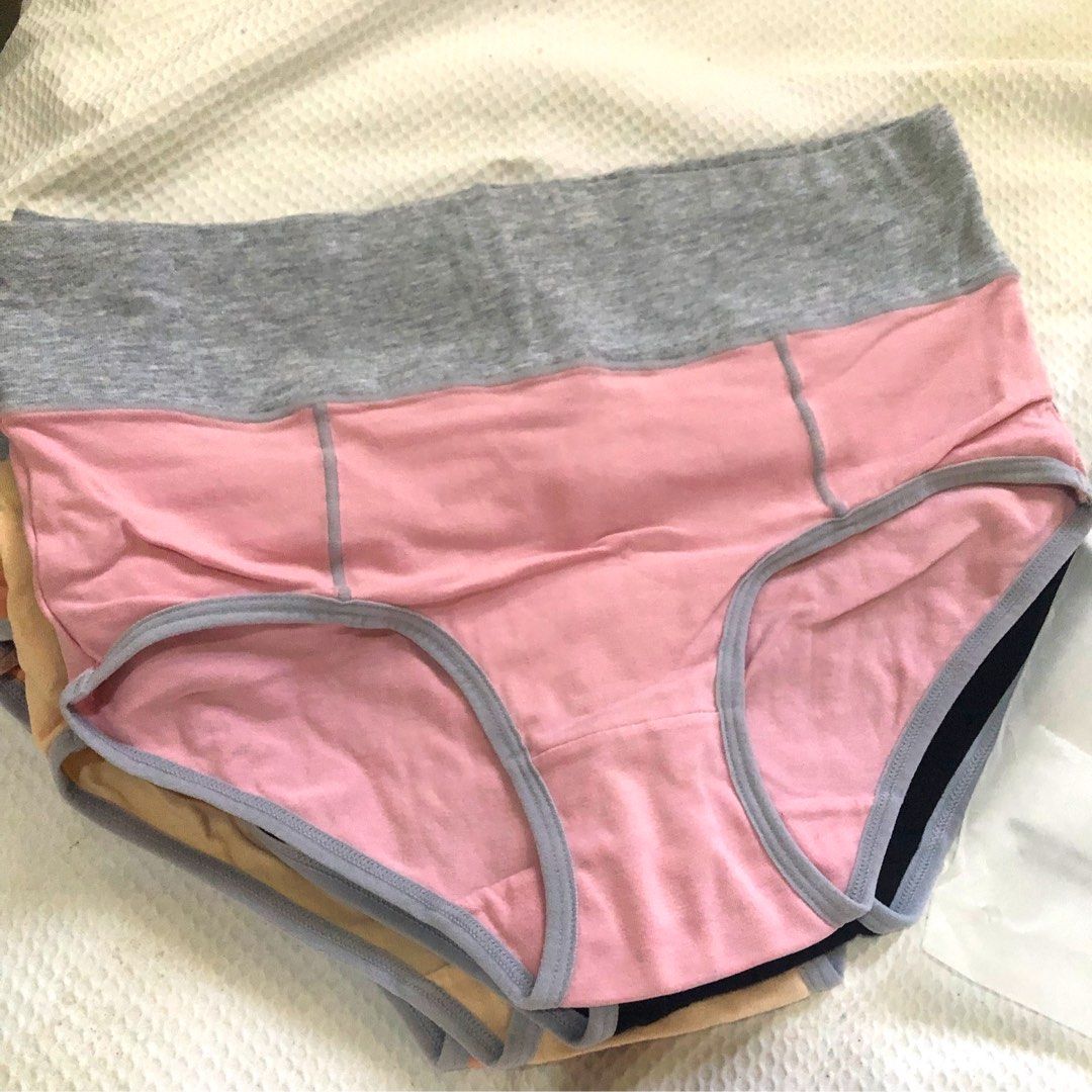 Molasus Women's Soft Cotton Underwear Briefs High Waisted