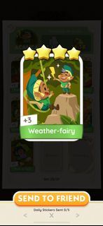 Monopoly Go Weather-Fairy Card for Sale