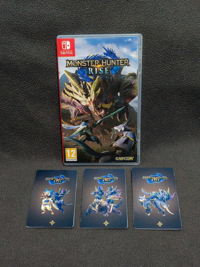 Monter Hunter Rise (+amiibo cards), Video Gaming, Video Games, Nintendo ...