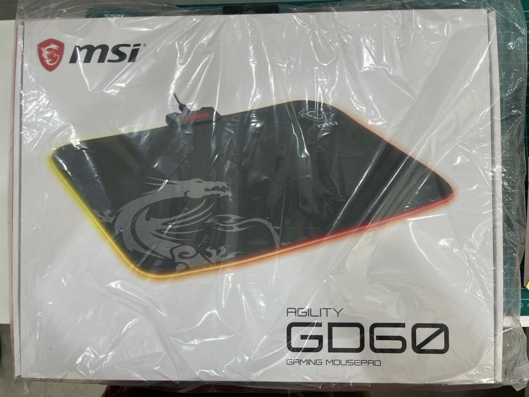 全新MSI微星Agility GD60 電競滑鼠墊, 電腦及科技產品, 電腦周邊產品, 電腦滑鼠及相關產品在旋轉拍賣