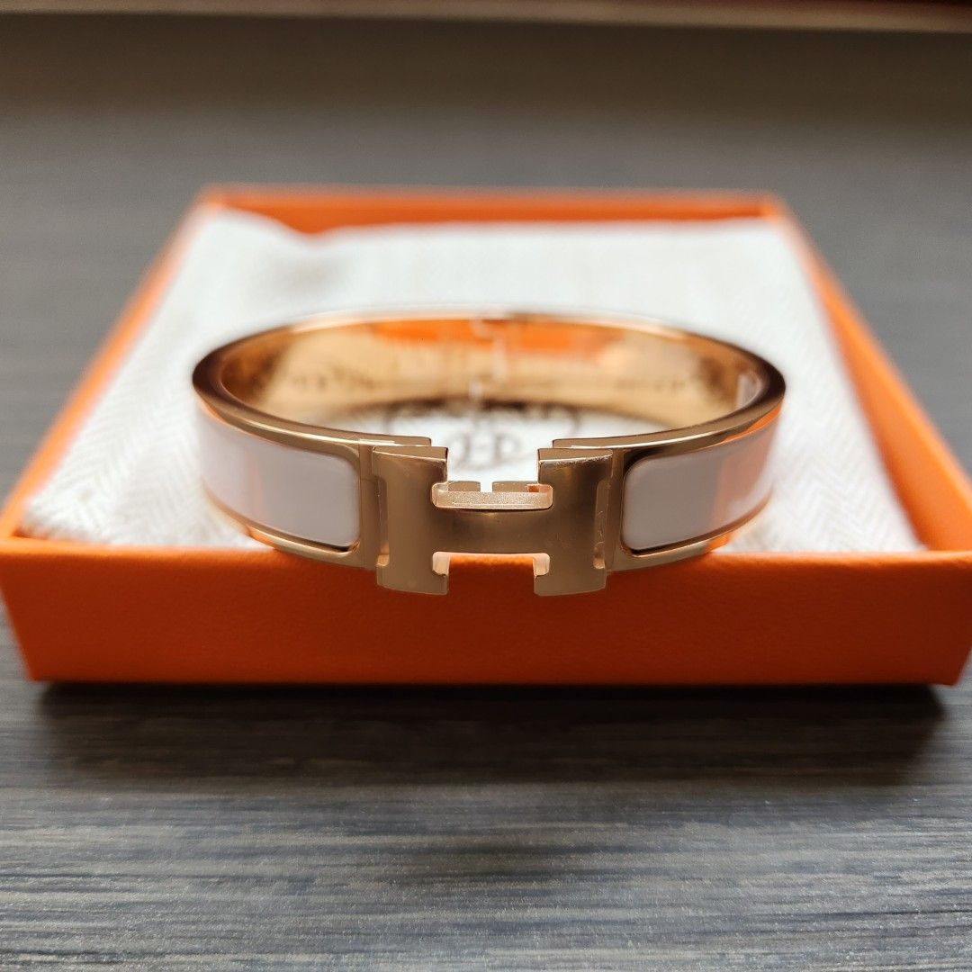 BNIB Hermes clic h bracelet pm size, Luxury, Accessories on Carousell