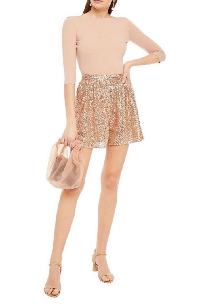 NEW Maje Sequin Shorts XS Women s Fashion Bottoms Shorts on Carousell