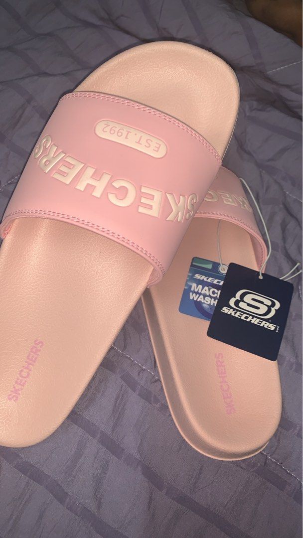 NEW SKECHERS SOFT PINK SANDAL Women s Fashion Footwear Sandals