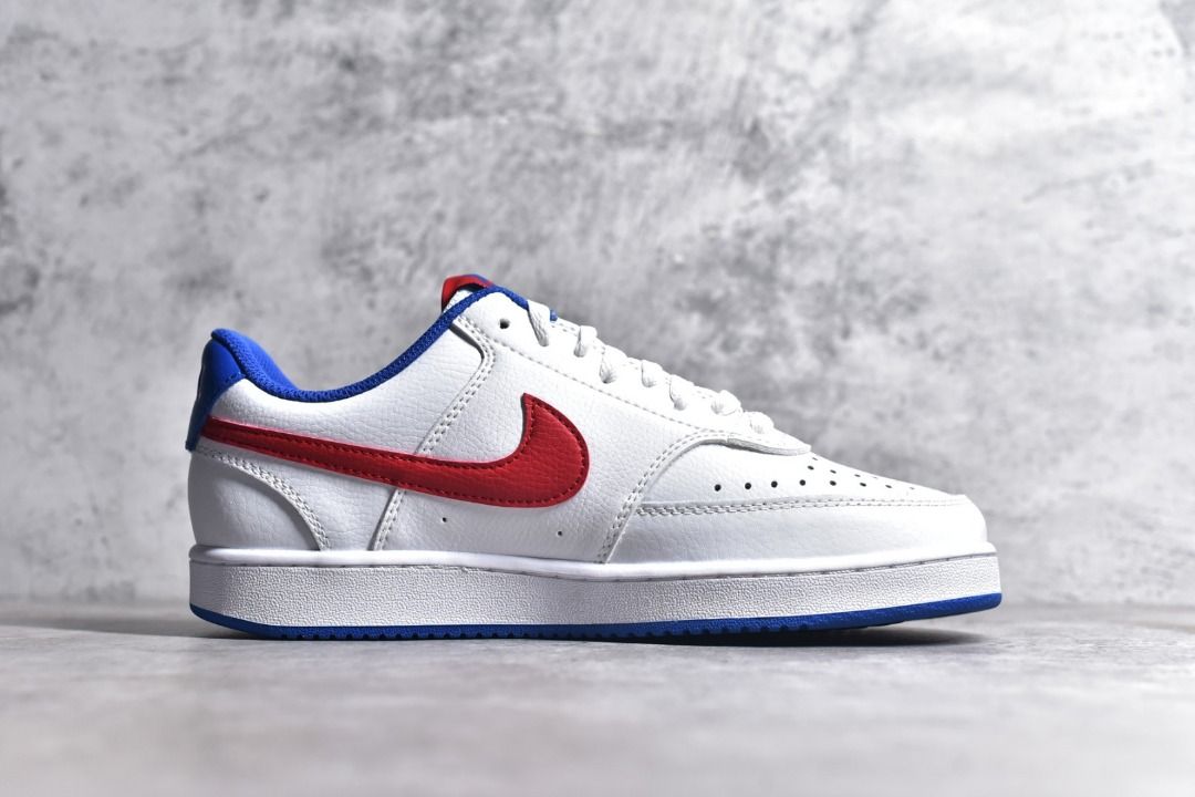 Red white blue outlet nike shoes