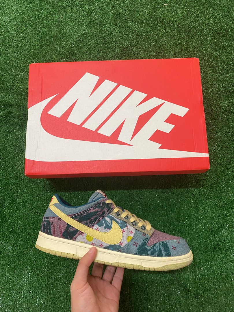 Nike Dunk Low Community Garden, Men's Fashion, Footwear, Sneakers ...