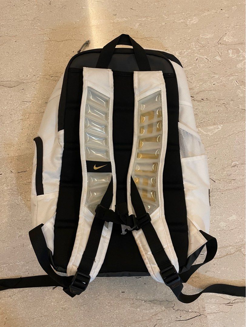 White nike elite backpack best sale