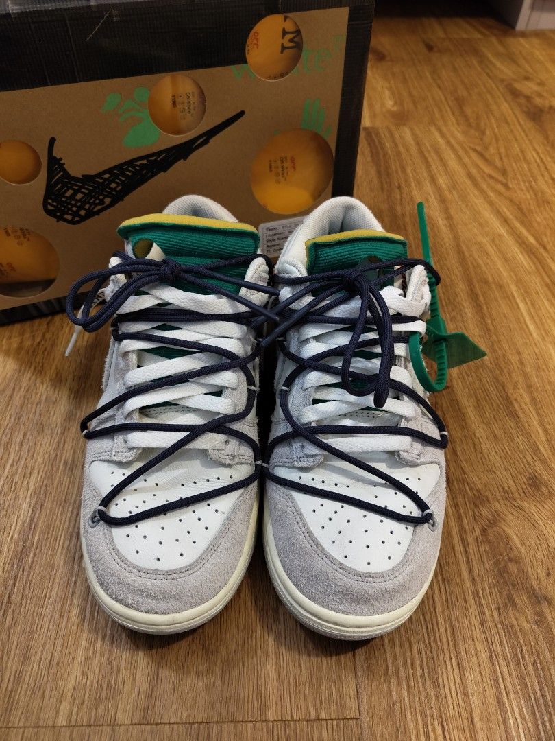 Nike off white off-white dunk lo low lot 20 us9, 男裝, 鞋, 波鞋