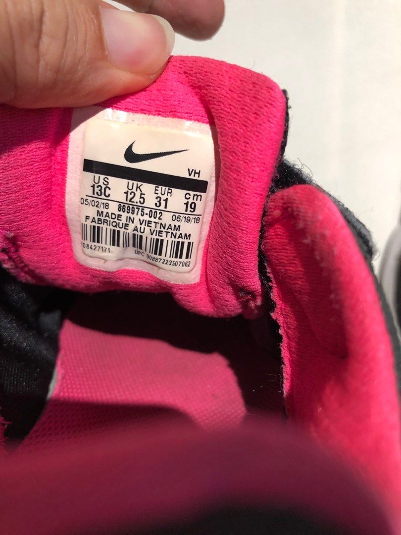 Nike air 18 black pink store