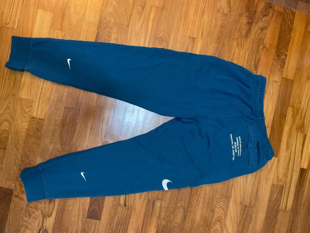Bas nike sales swoosh bleu