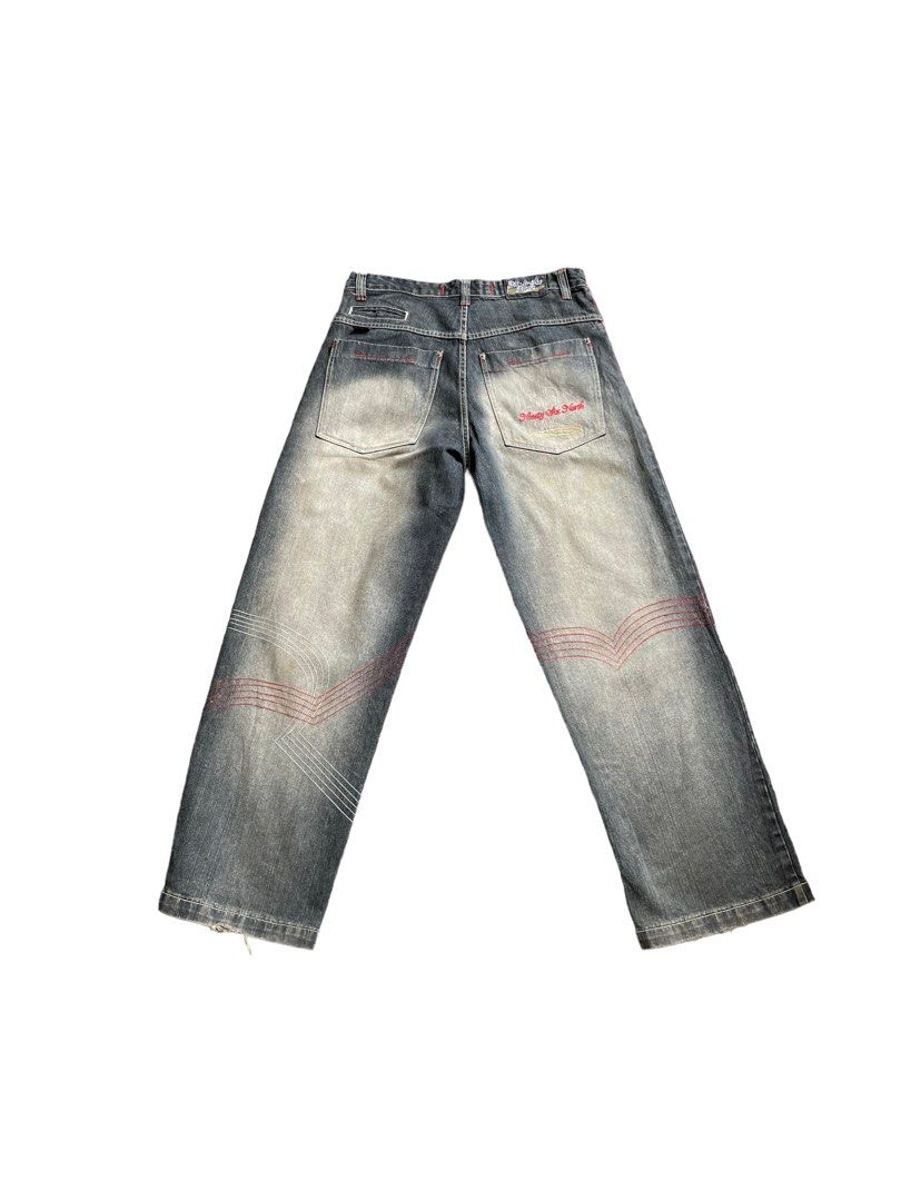 North Baggy Denim, Men's Fashion, Bottoms, Jeans on Carousell