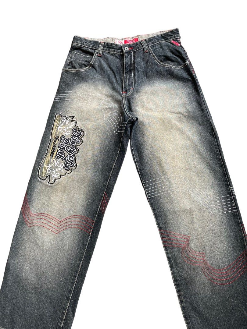 North Baggy Denim, Men's Fashion, Bottoms, Jeans on Carousell