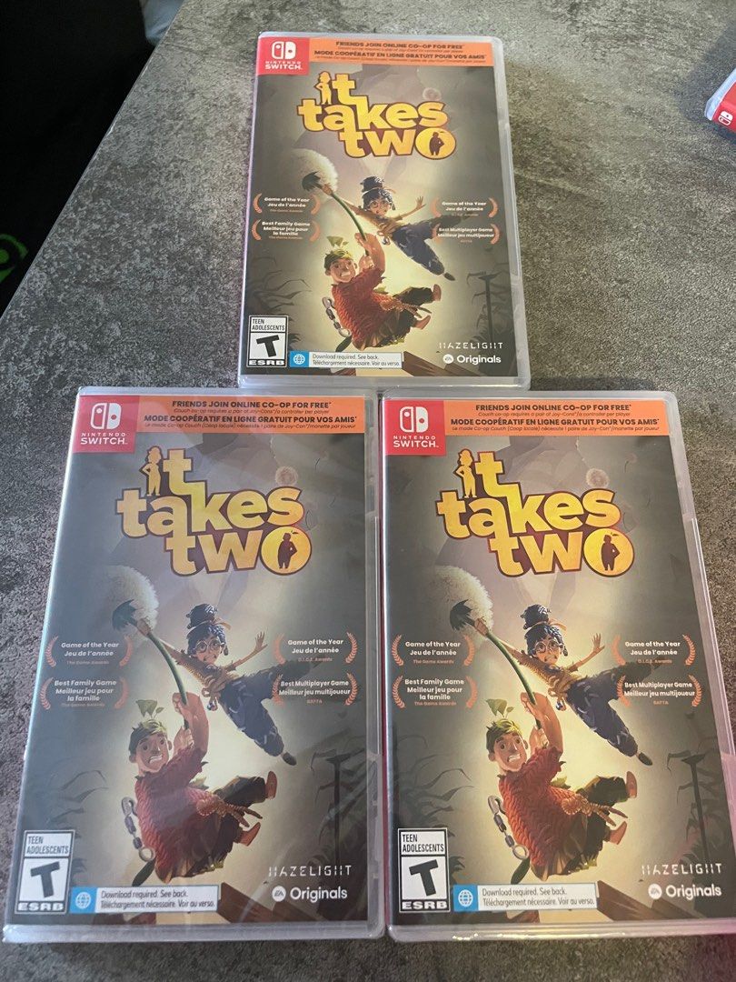 Nintendo Switch IT TAKES TWO Sealed, Video Gaming, Video Games, Nintendo on  Carousell