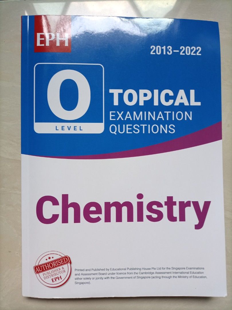 O Level Pure Chemistry Tys Hobbies And Toys Books And Magazines Assessment Books On Carousell 1259