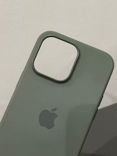 Original Apple iPhone 14 Pro Max Silicone Case with Magsafe in Olive