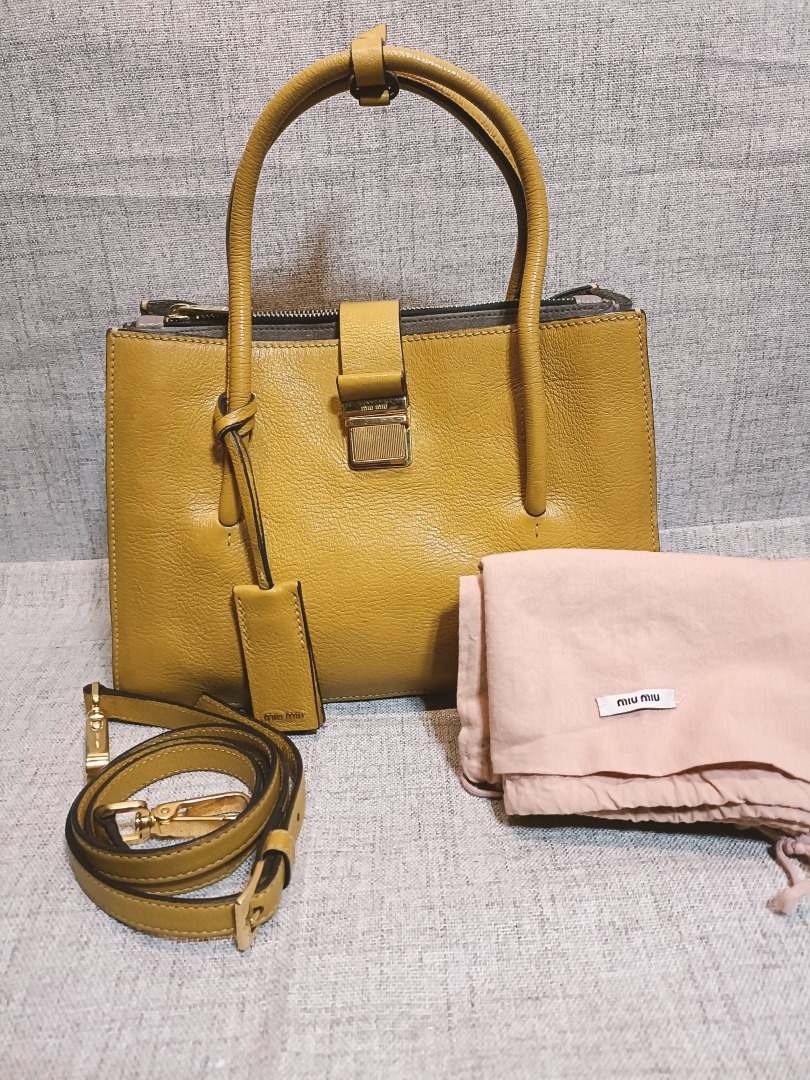 Original MIU MIU Bag, Luxury, Bags & Wallets on Carousell