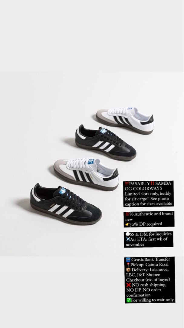 Adidas samba shopee store