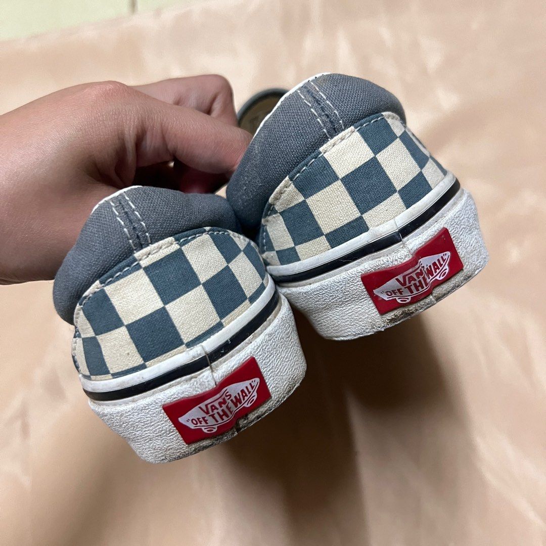 Vans online aqua checkerboard