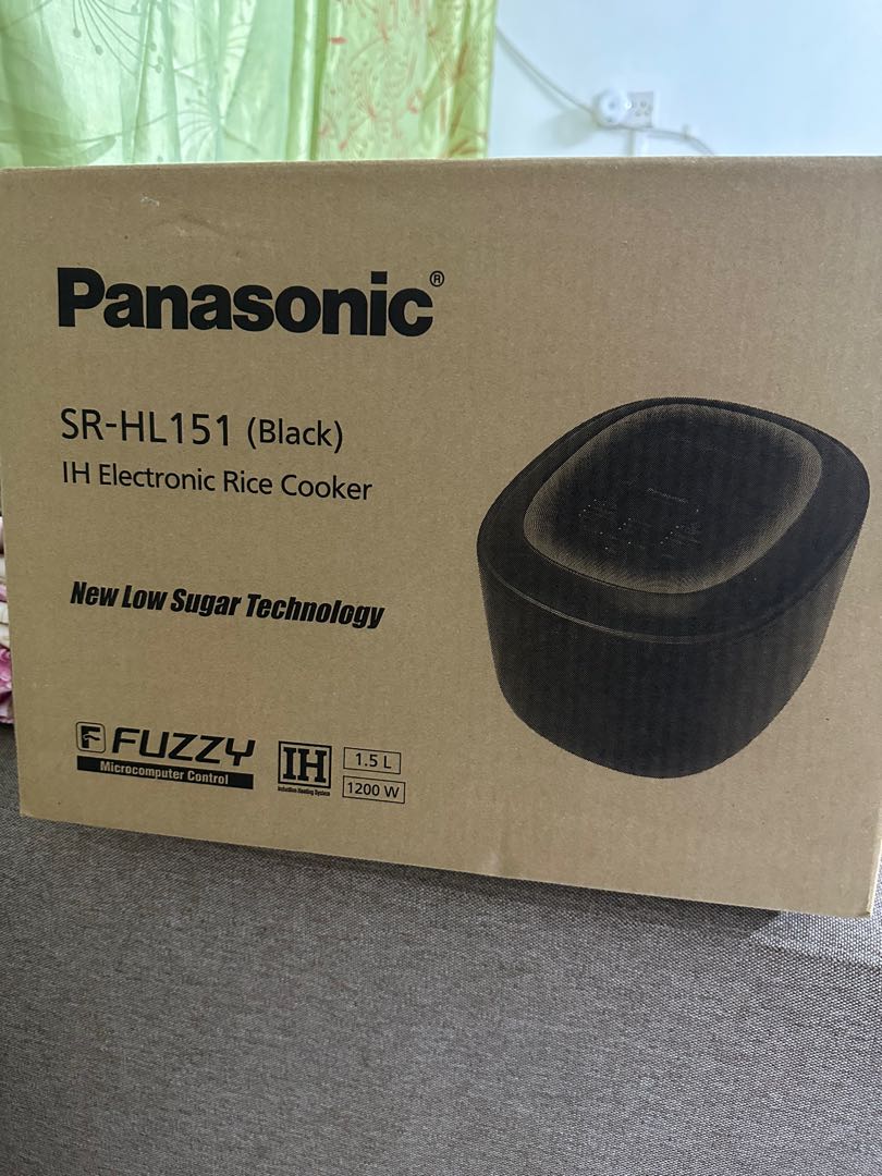 Panasonic IH Electronic Rice Cooker SR HL151 (Black), TV & Home