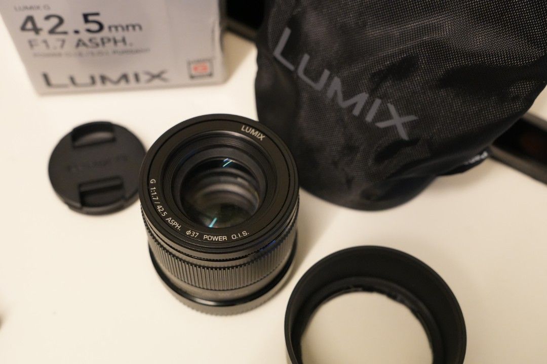 Panasonic lumix 42 5 f1 7 prime lens photography lens kits on carousell